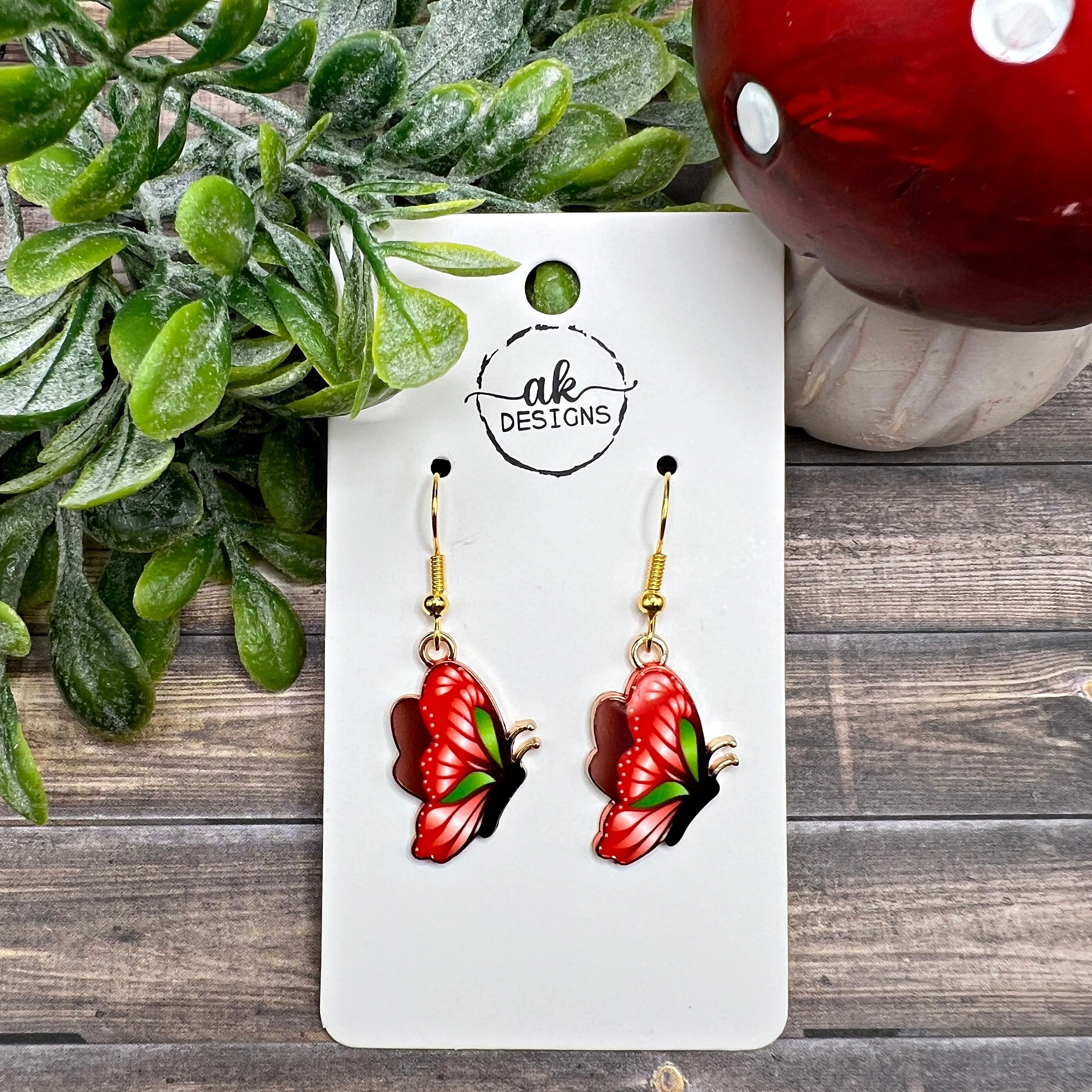 Petite Butterfly Animal Earrings