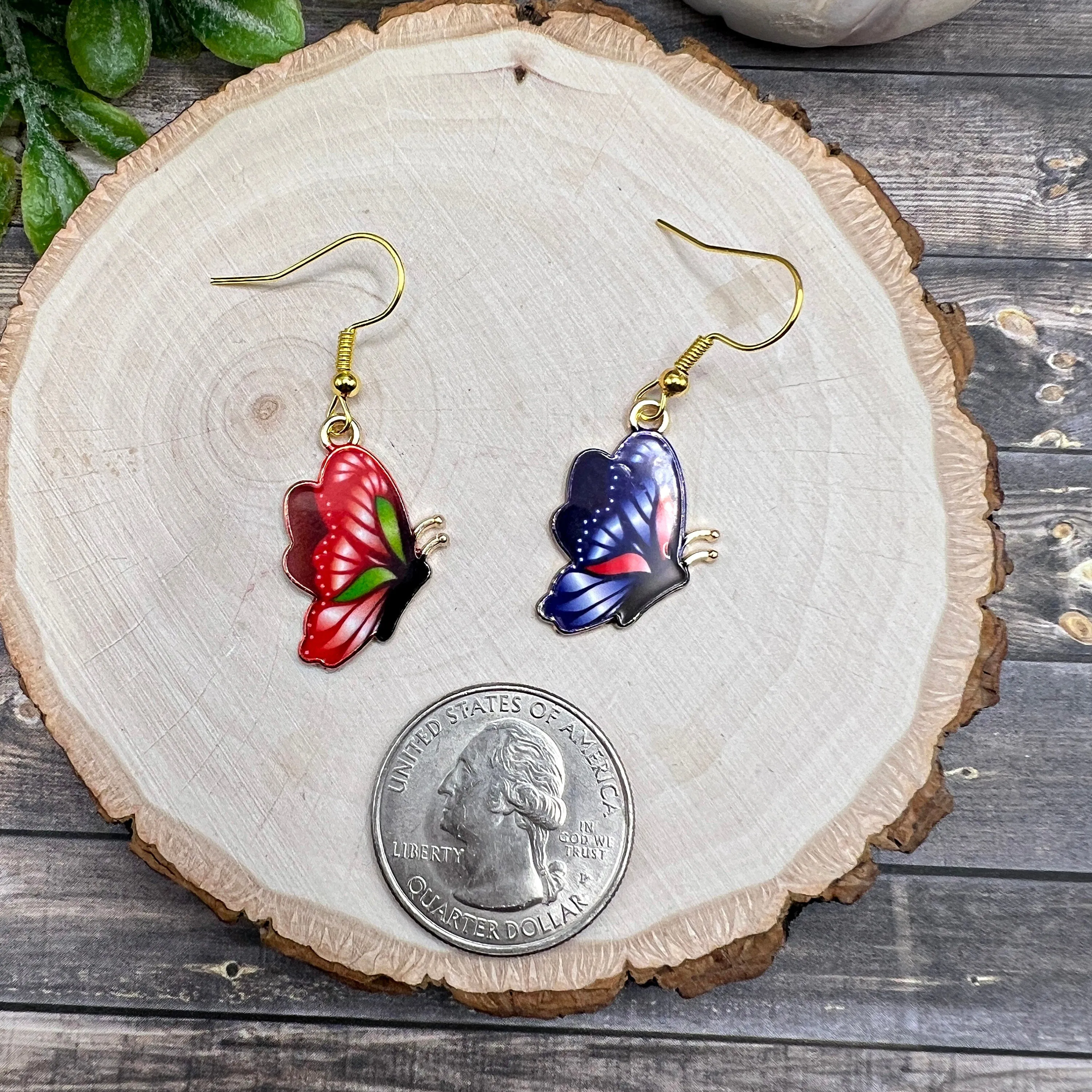 Petite Butterfly Animal Earrings