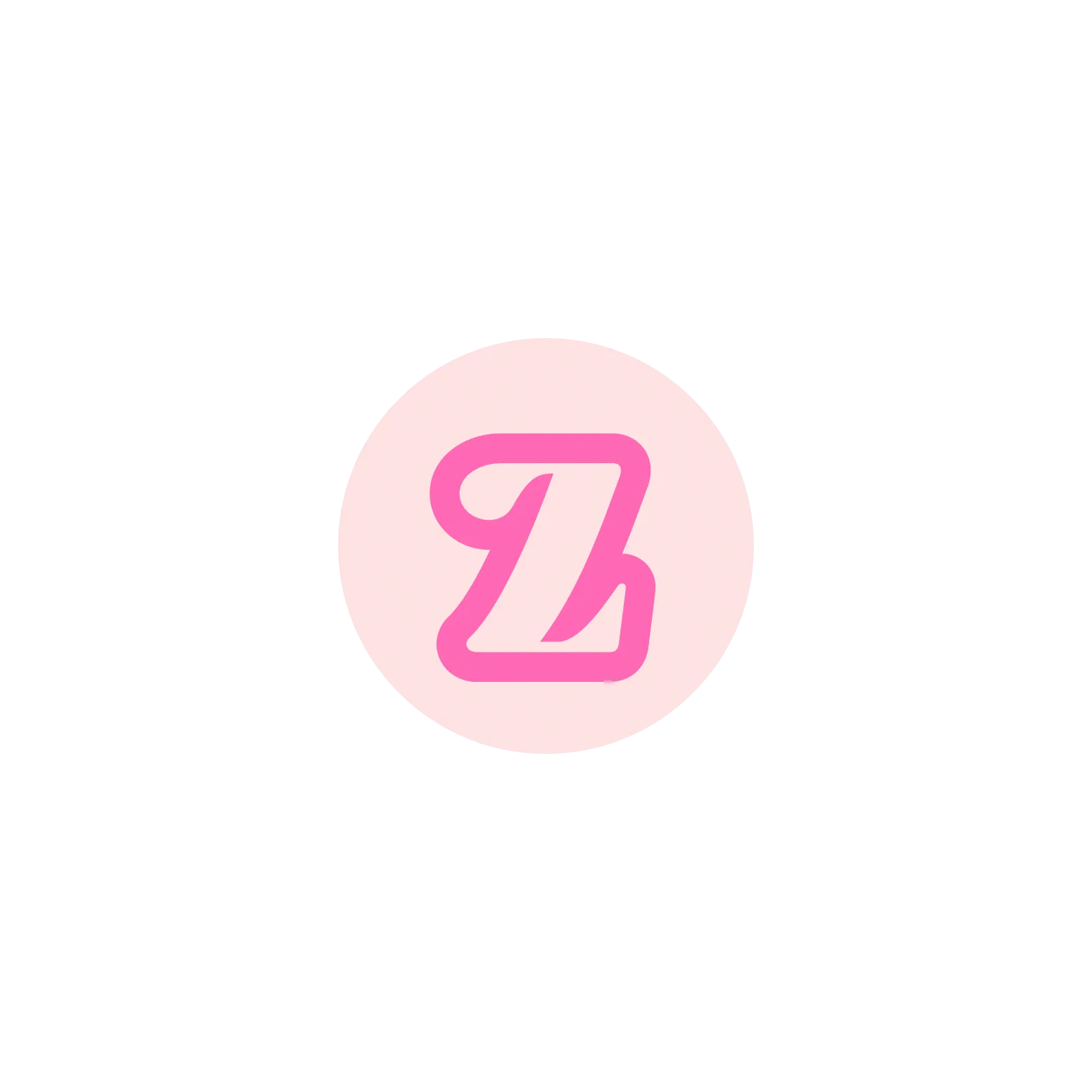 Pink BB Bead Initial Letter Ring