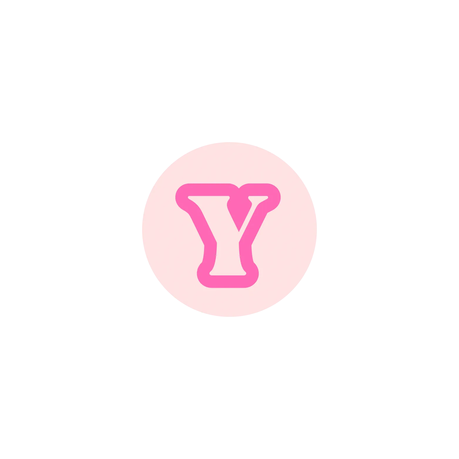 Pink BB Bead Initial Letter Ring