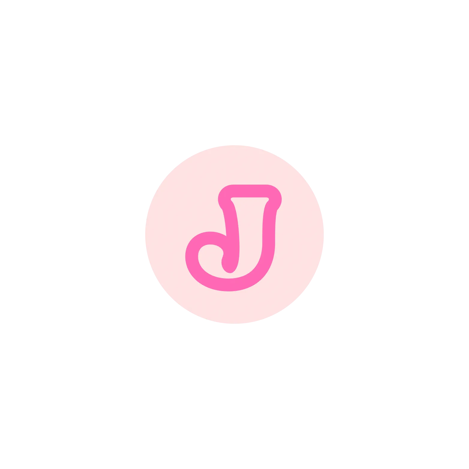 Pink BB Bead Initial Letter Ring