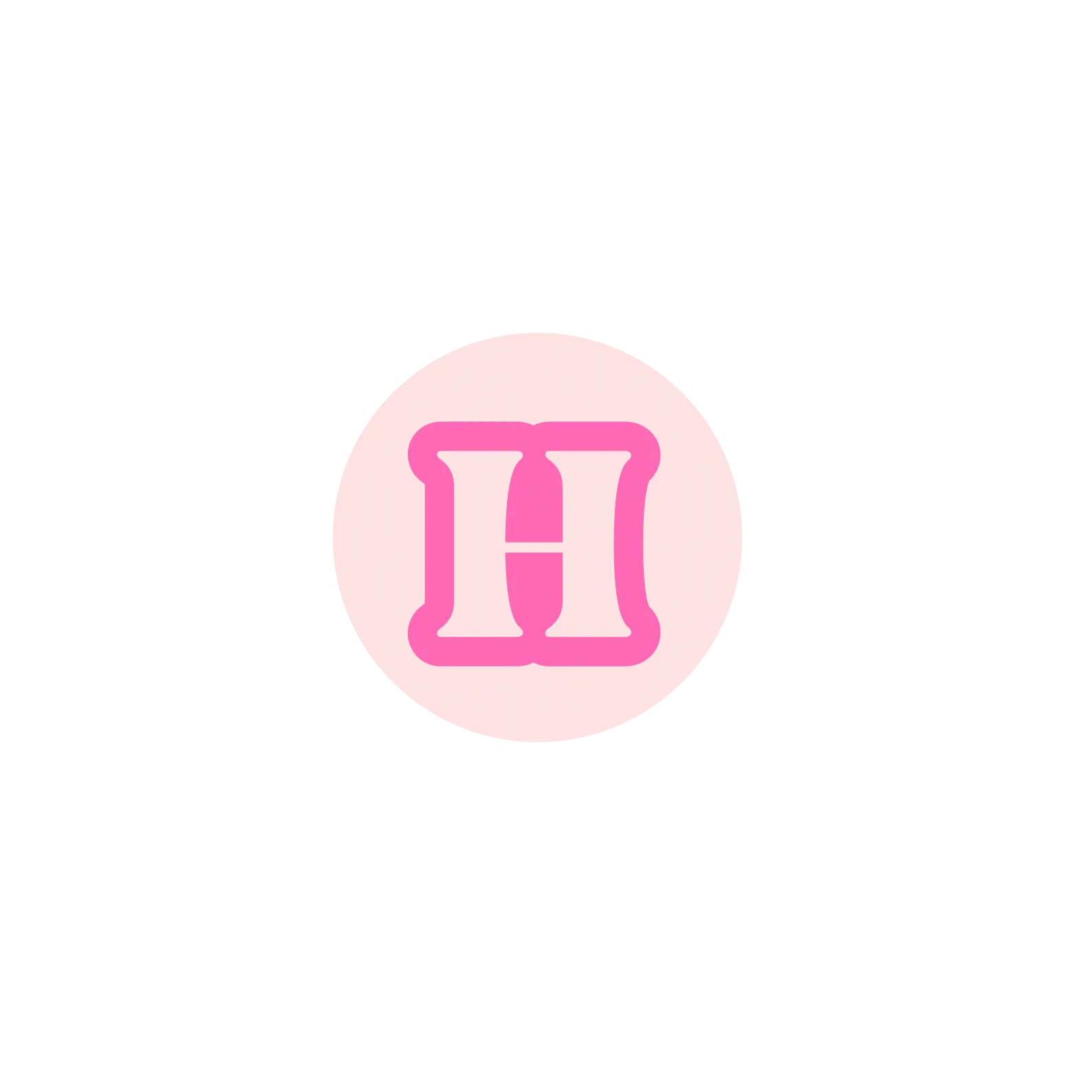 Pink BB Bead Initial Letter Ring