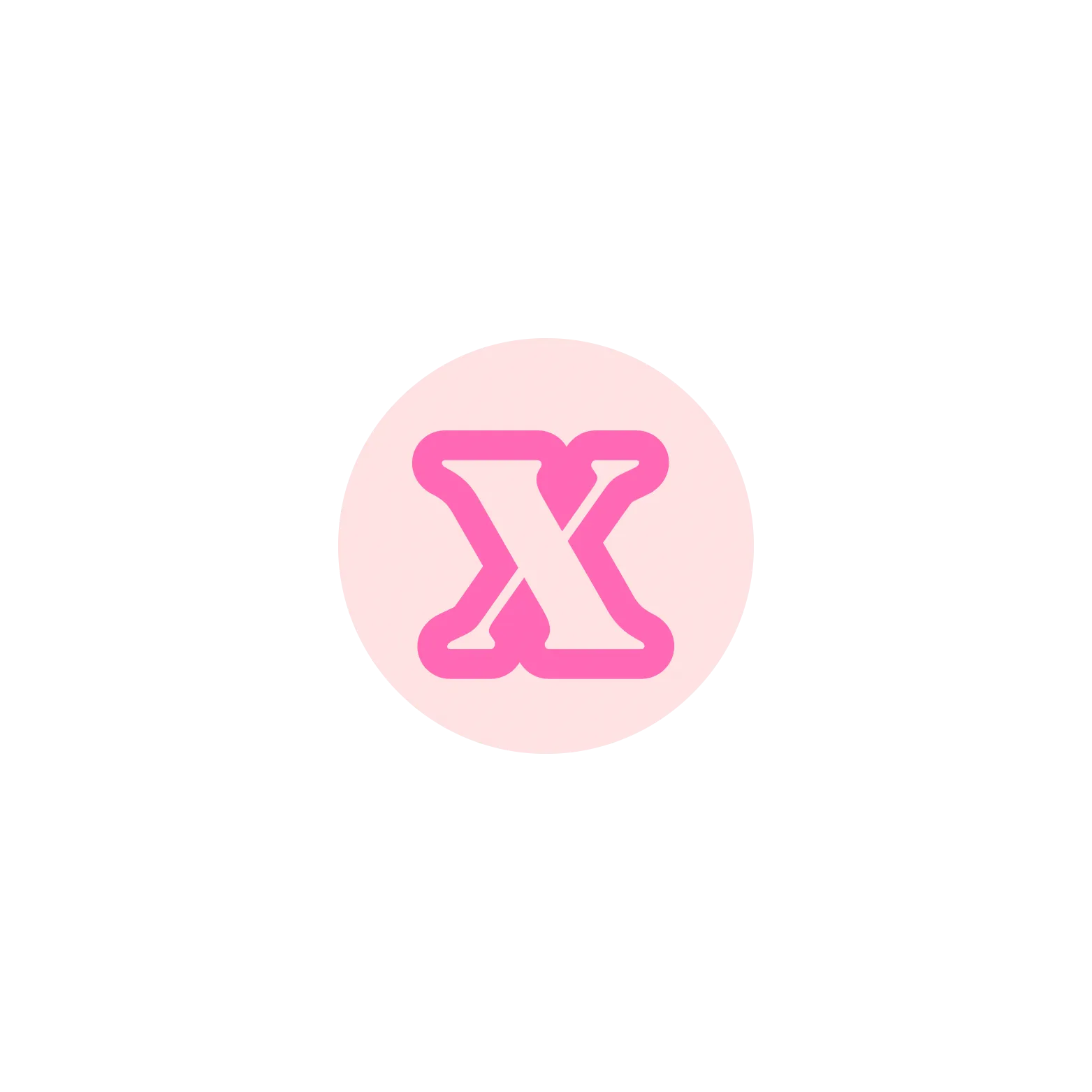 Pink BB Bead Initial Letter Ring