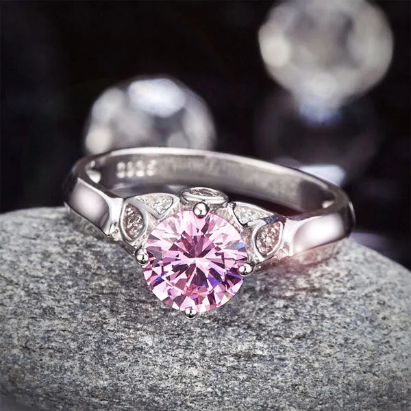 Pink Elegant Lovers Ring