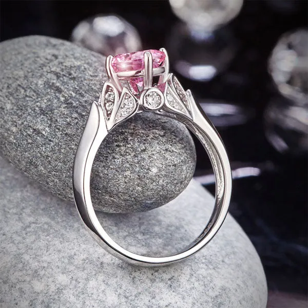 Pink Elegant Lovers Ring