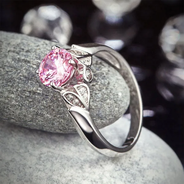 Pink Elegant Lovers Ring