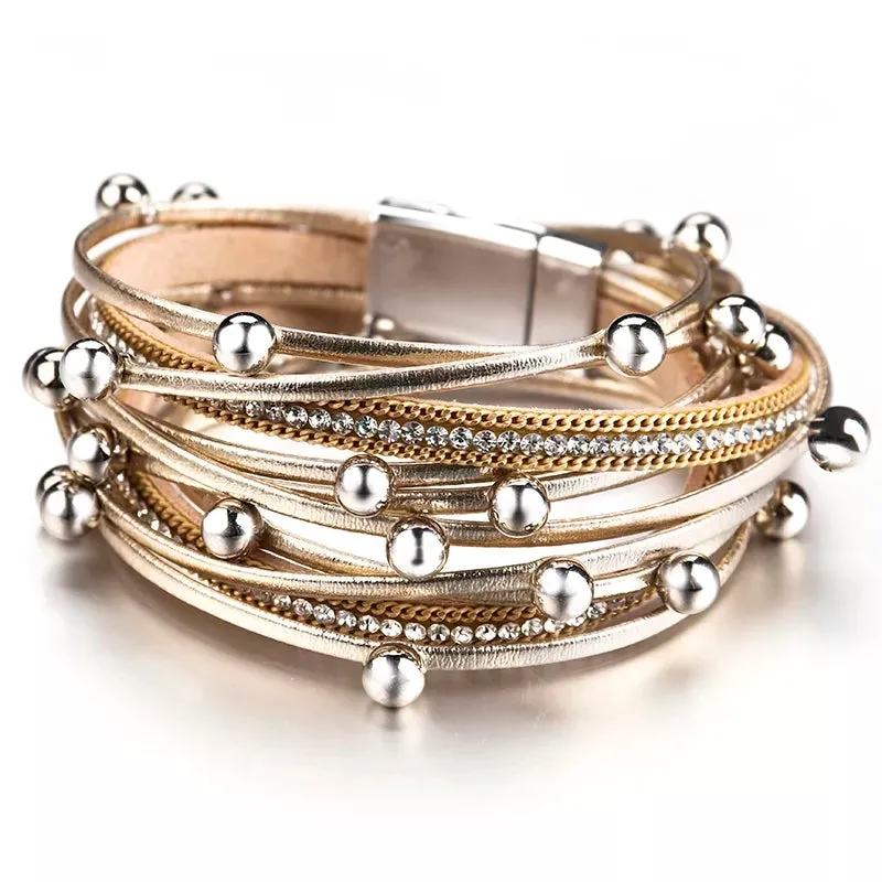 Plus Size Magnetic Wrap Bracelet