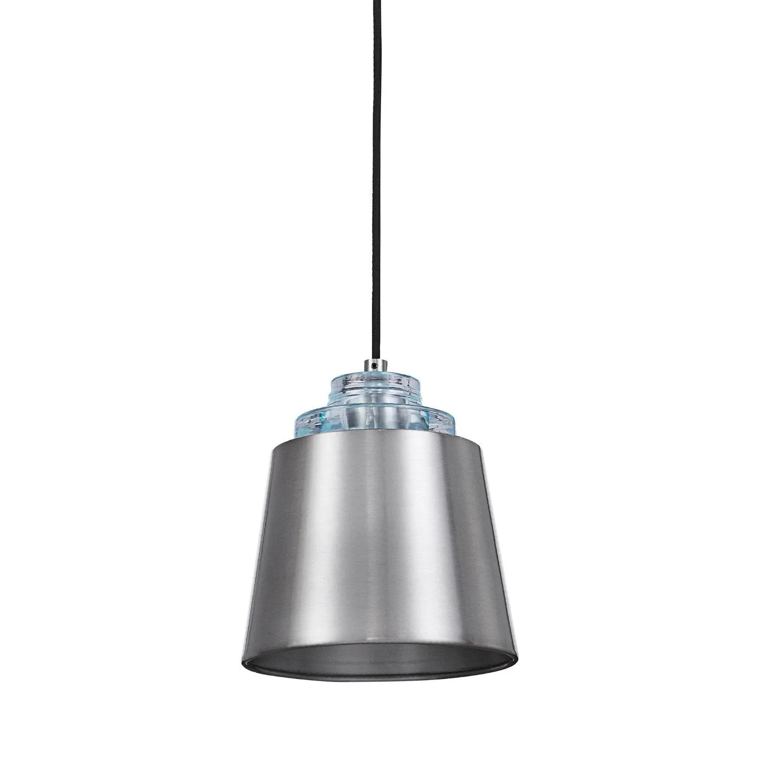 Pratt 1 Light Nickel Mini Pendant
