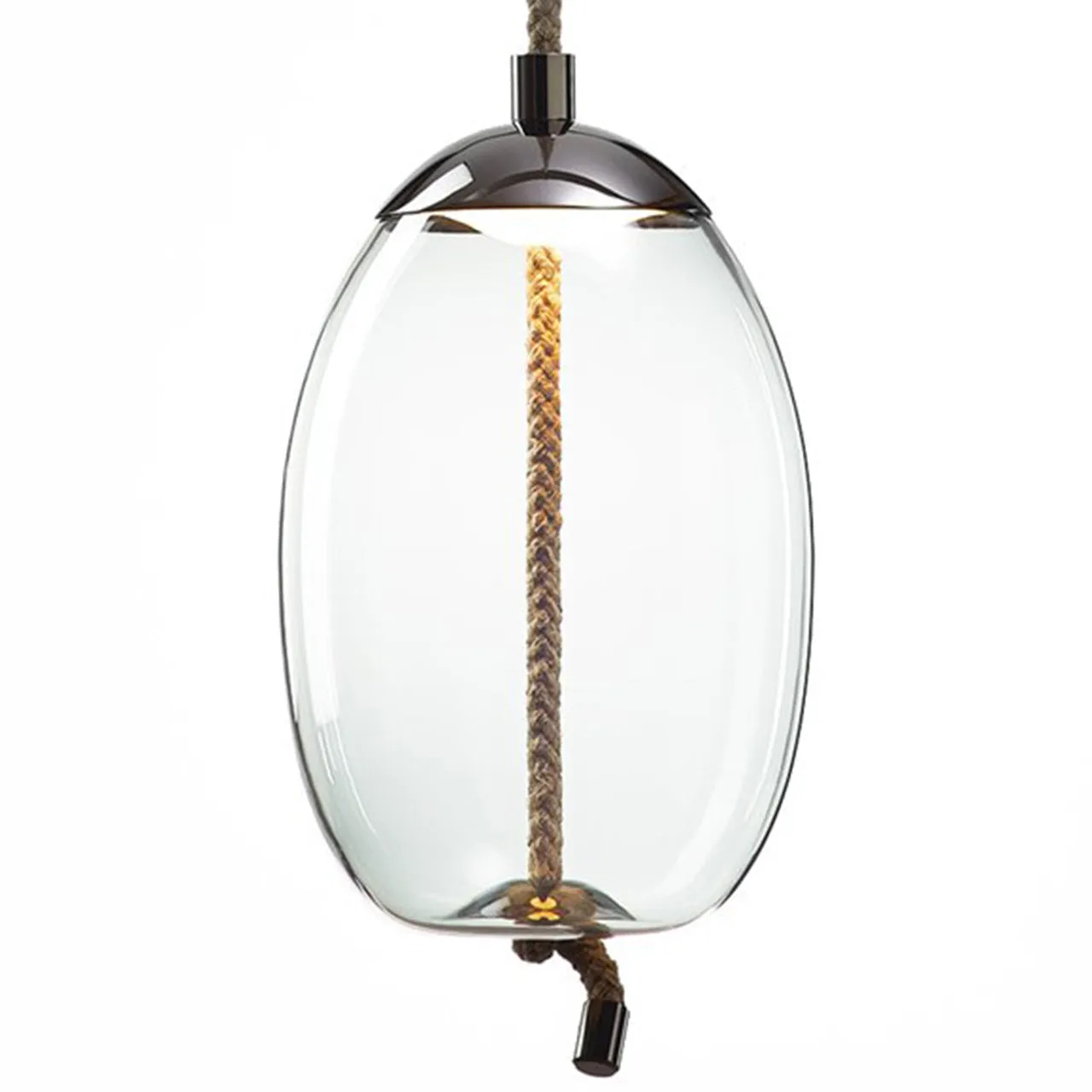 "Knot Uovo" Large Pendant Lamp by Chiaramonte Marin