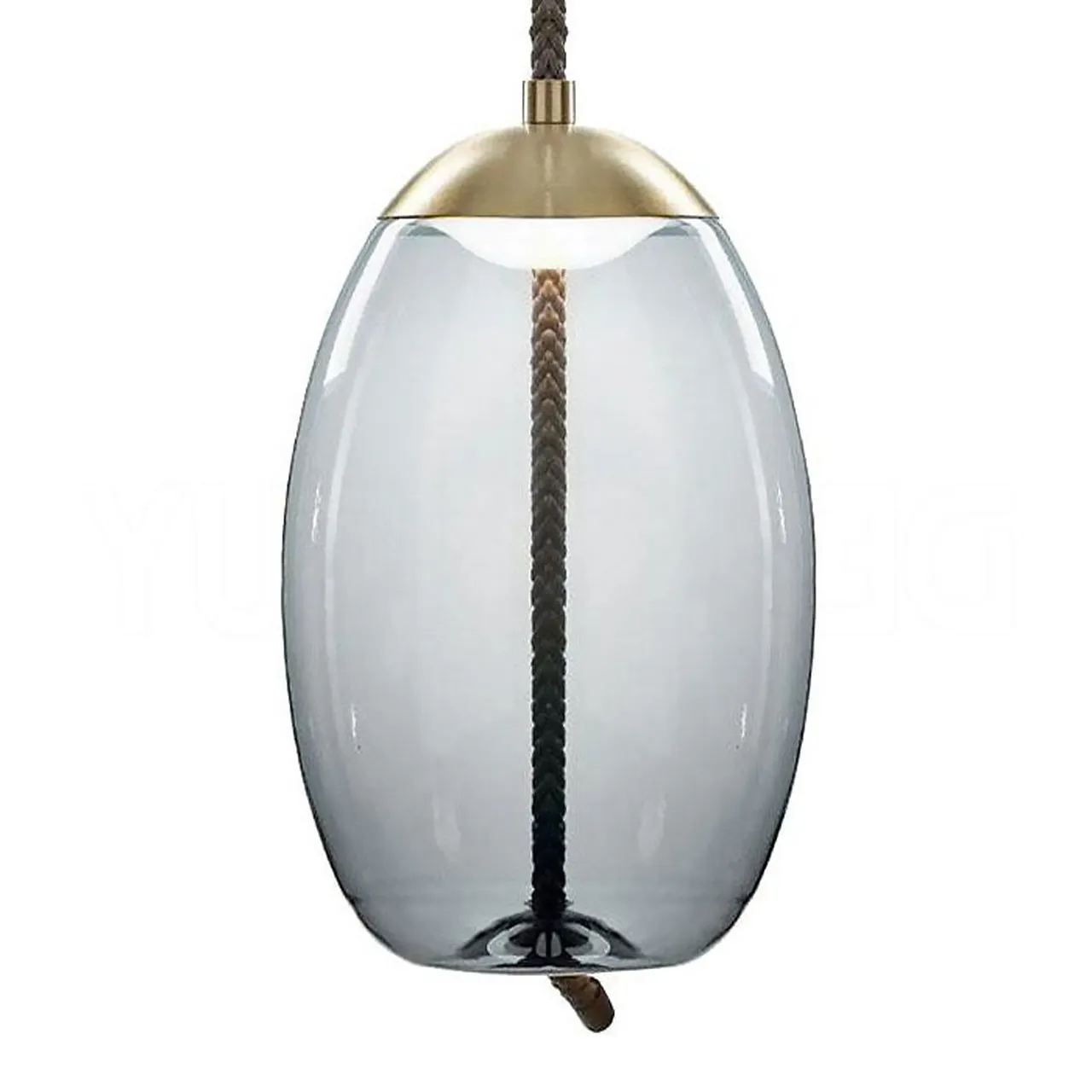 "Knot Uovo" Large Pendant Lamp by Chiaramonte Marin
