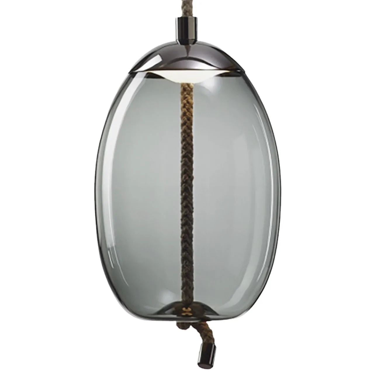 "Knot Uovo" Large Pendant Lamp by Chiaramonte Marin