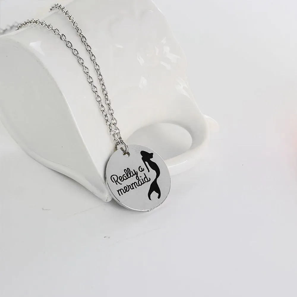 Really A Mermaid Necklace Gift