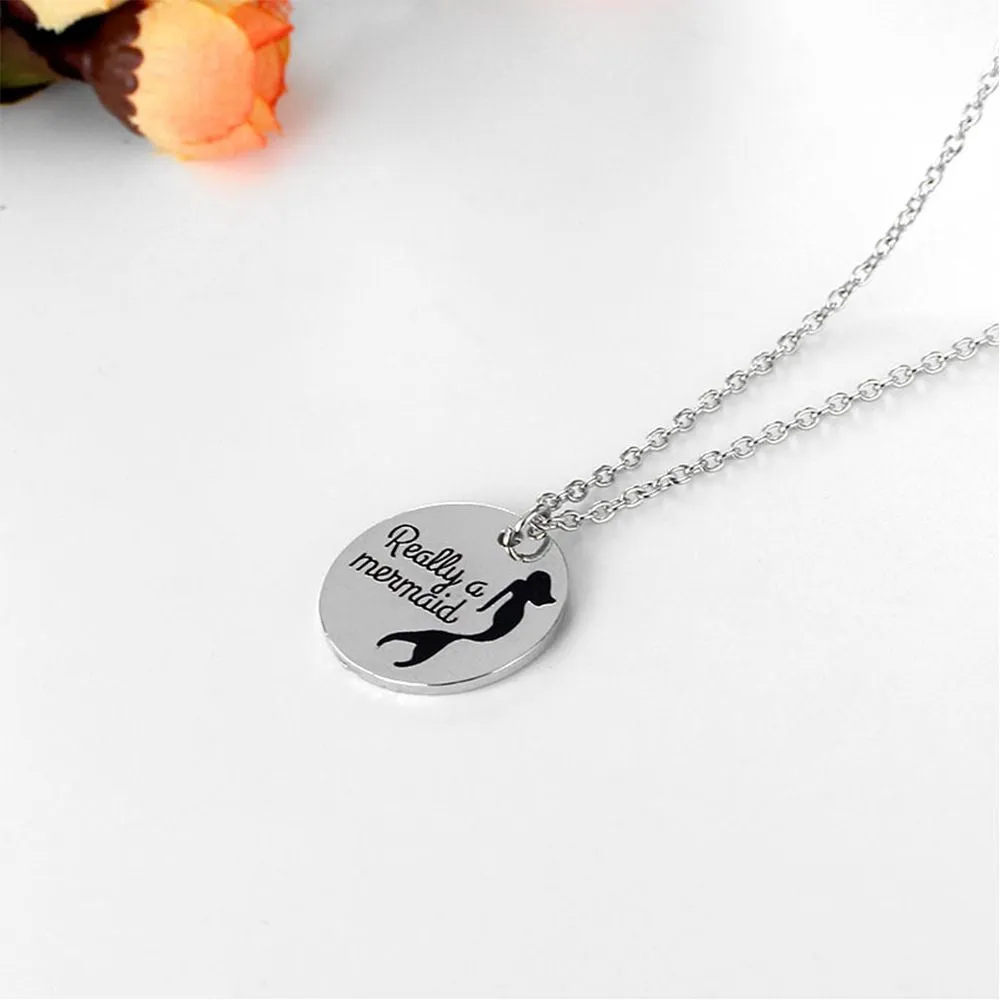 Really A Mermaid Necklace Gift