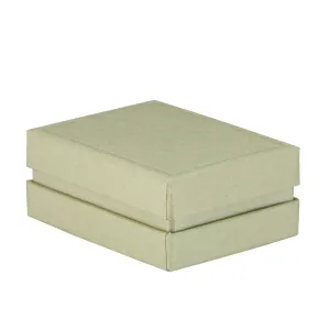 Recycled Cardboard Box With Glossy Inset Pendant Box, Pristine Collection