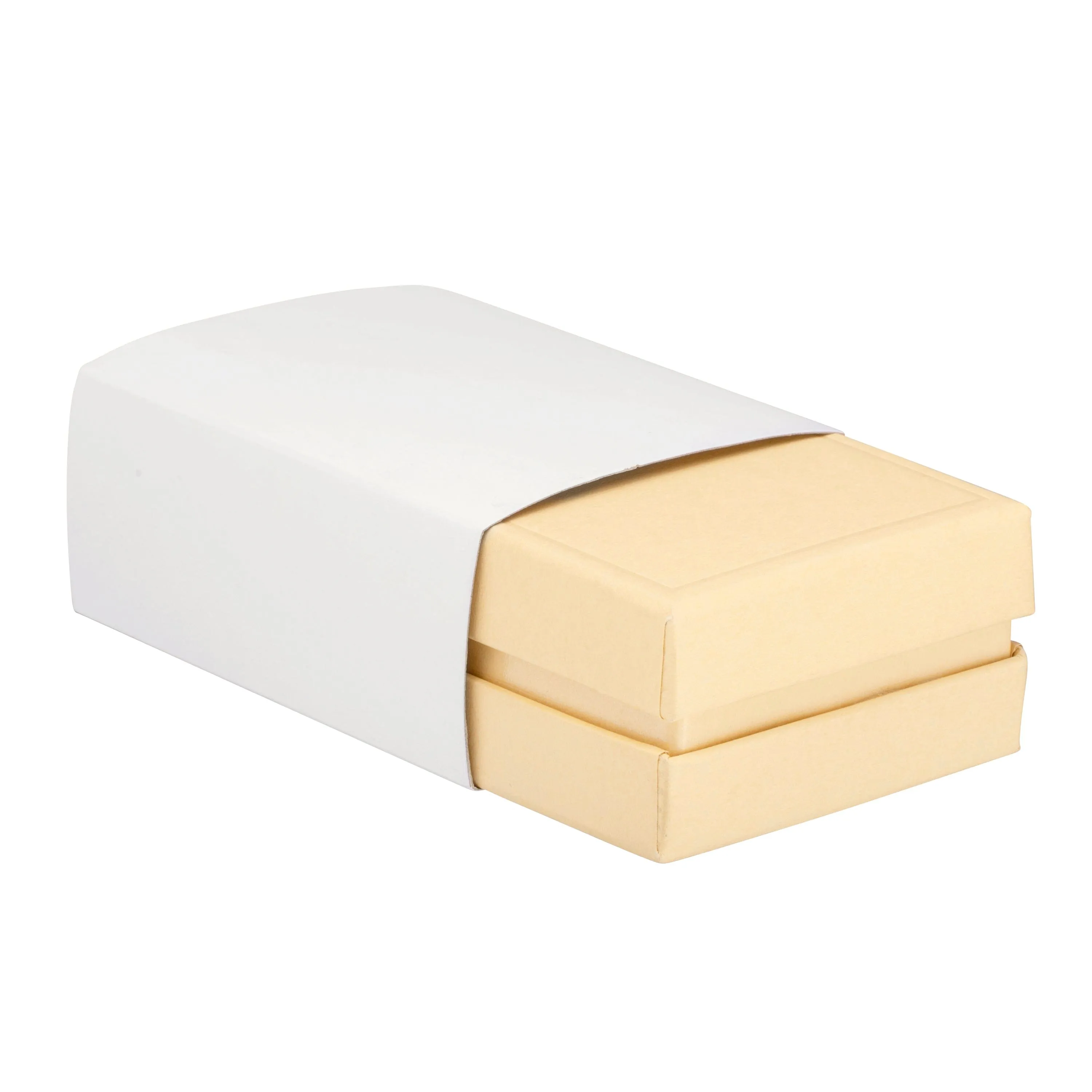 Recycled Cardboard Box With Glossy Inset Pendant Box, Pristine Collection