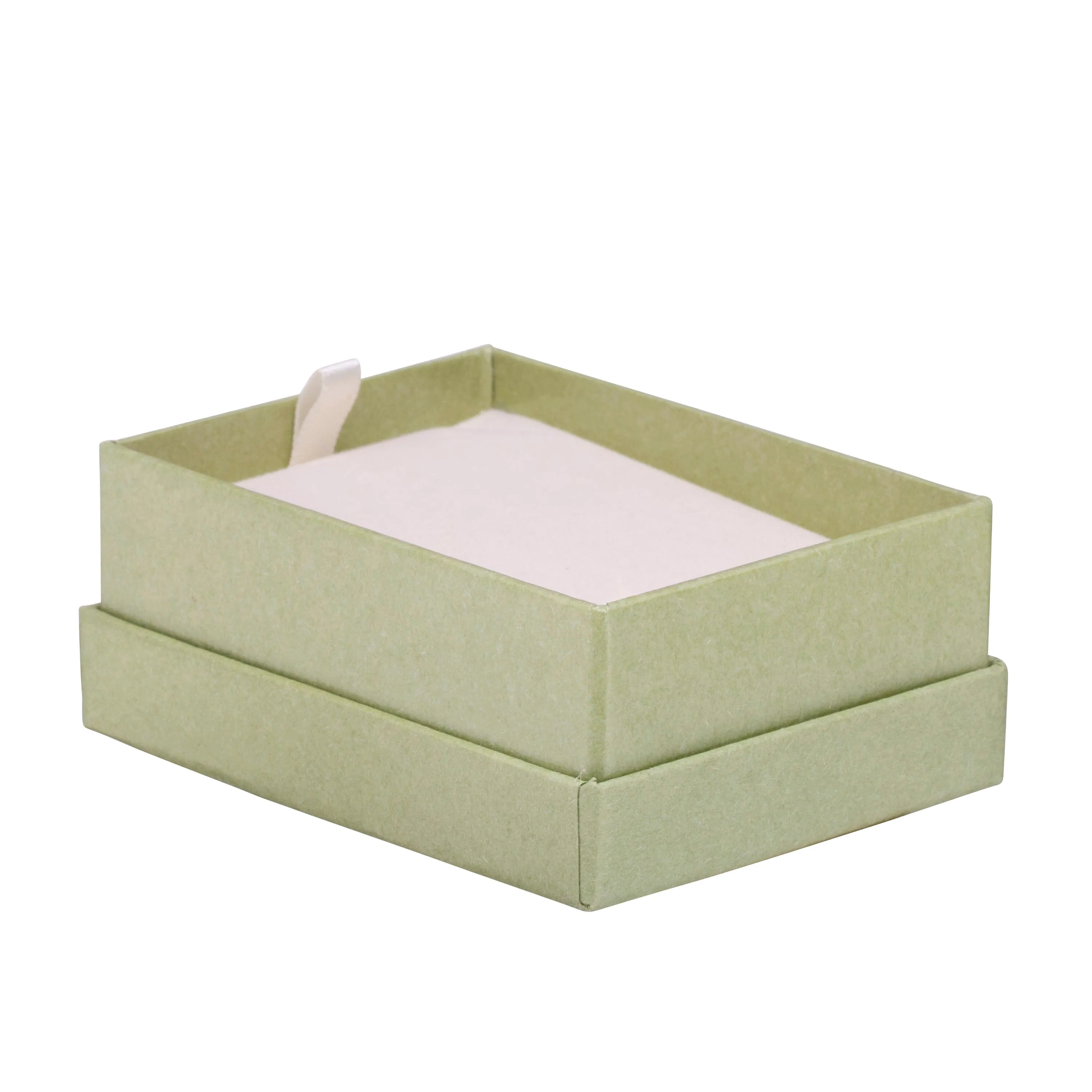 Recycled Cardboard Box With Glossy Inset Pendant Box, Pristine Collection