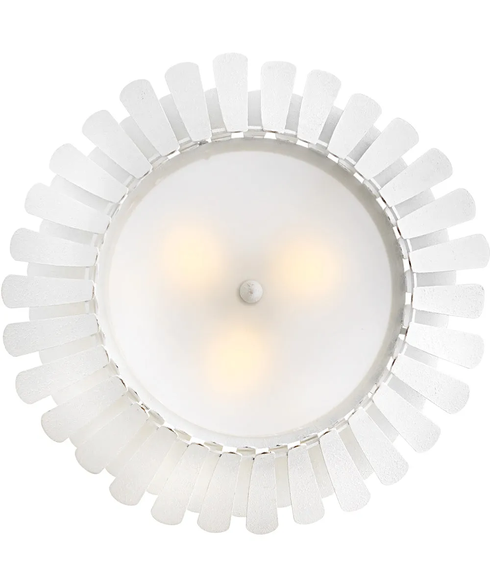 Reina 3-Light Medium Tapered Chandelier in Textured Plaster