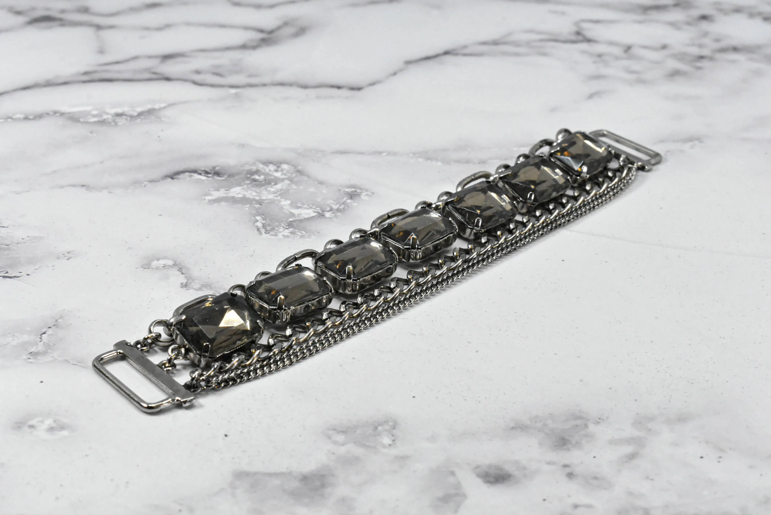 Rhinestone Connector- Bikini Connector 7" x 1" - 1 Piece