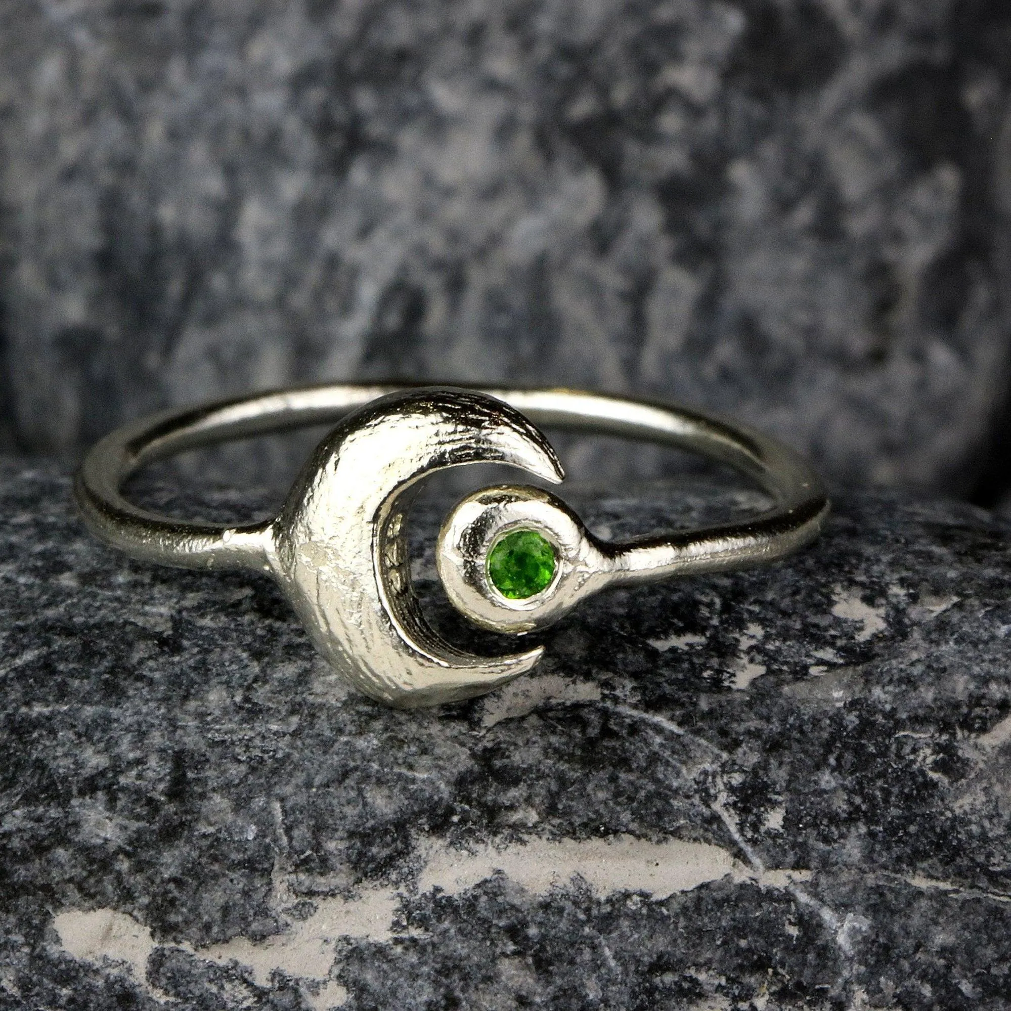 Rings for Teen Girls,Stacking Rings,Moon Ring,Cute Rings,Topaz Ring,Sterling Silver Rings,Promise Rings for Her,Custom Rings for Women