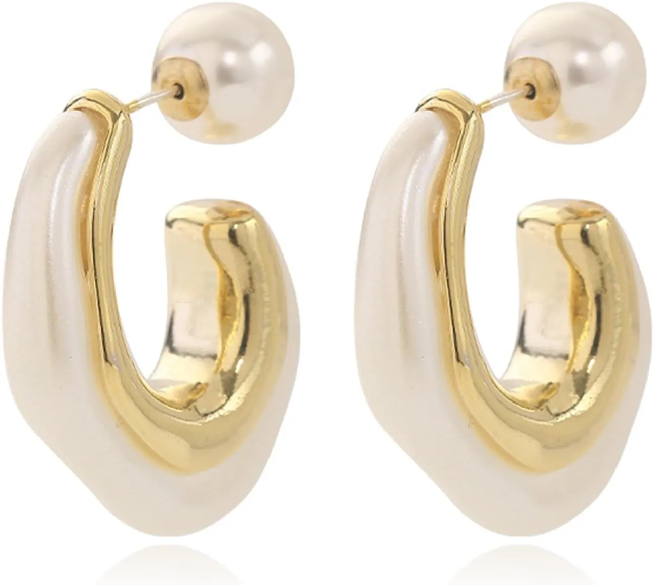 Roe Dolph Pearl Earrings for Women Pearl Drop Earrings Statement Bridal Earring Beach Earring for Women Trendy Stuff Gifts