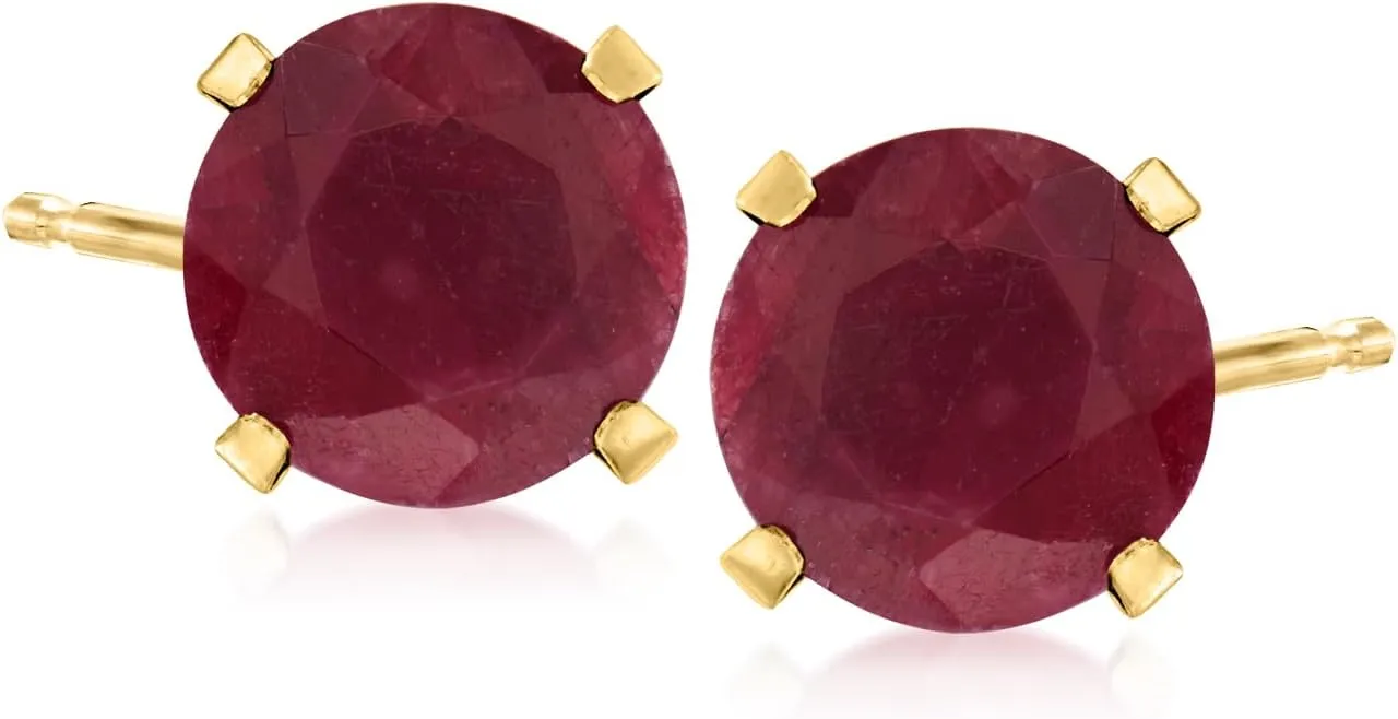Ross-Simons Gemstone Martini Stud Earrings in 14kt Yellow Gold
