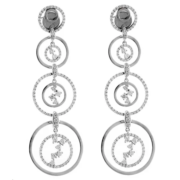 Royal Collection 4 Circle Drop Earrings