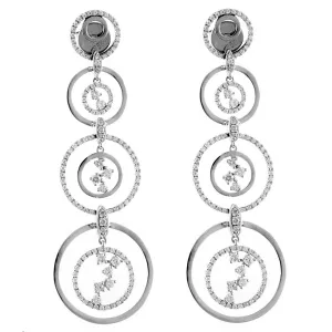 Royal Collection 4 Circle Drop Earrings