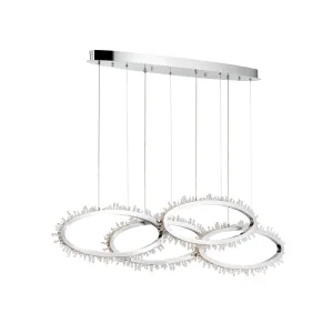 Scoppia, 4 Lights LED Chndlr, Lnr, Chr