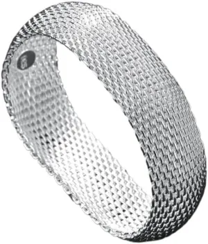 Silver Bracelet for Women,Silver Bracelets,925 Sterling Silver Bangle Bracelets Women Woven Mesh Silver Bracelet Jewelry Big