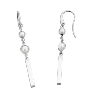 Silver Perle Clara Earrings