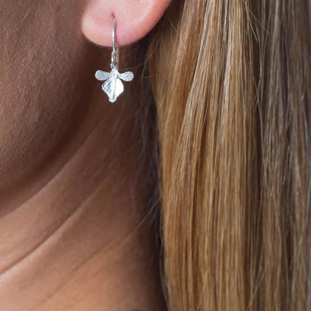 Small Orchid Earrings