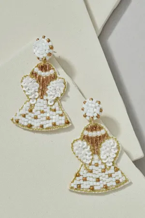 Soaring Angel Beaded Earrings