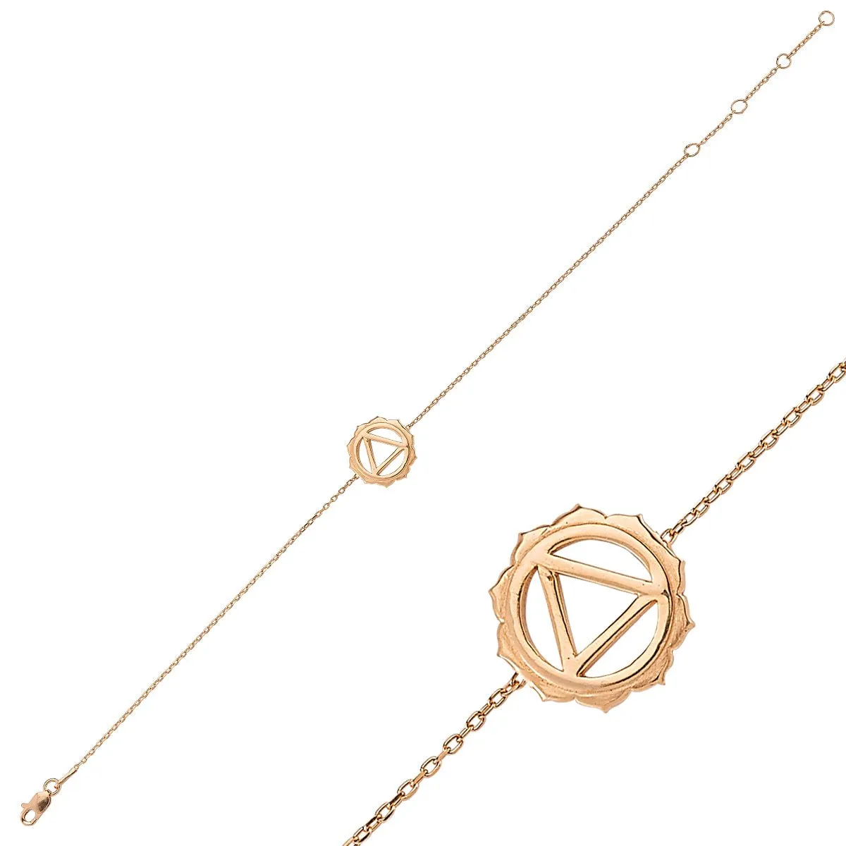 Solar Plexus Chakra Silver Bracelet