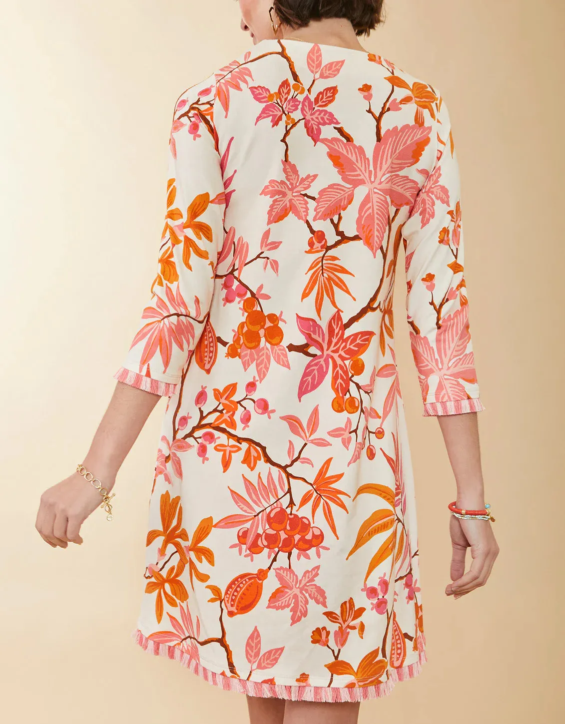 Spartina Island Fringe Dress Richmond Hill Honeysuckle Cream