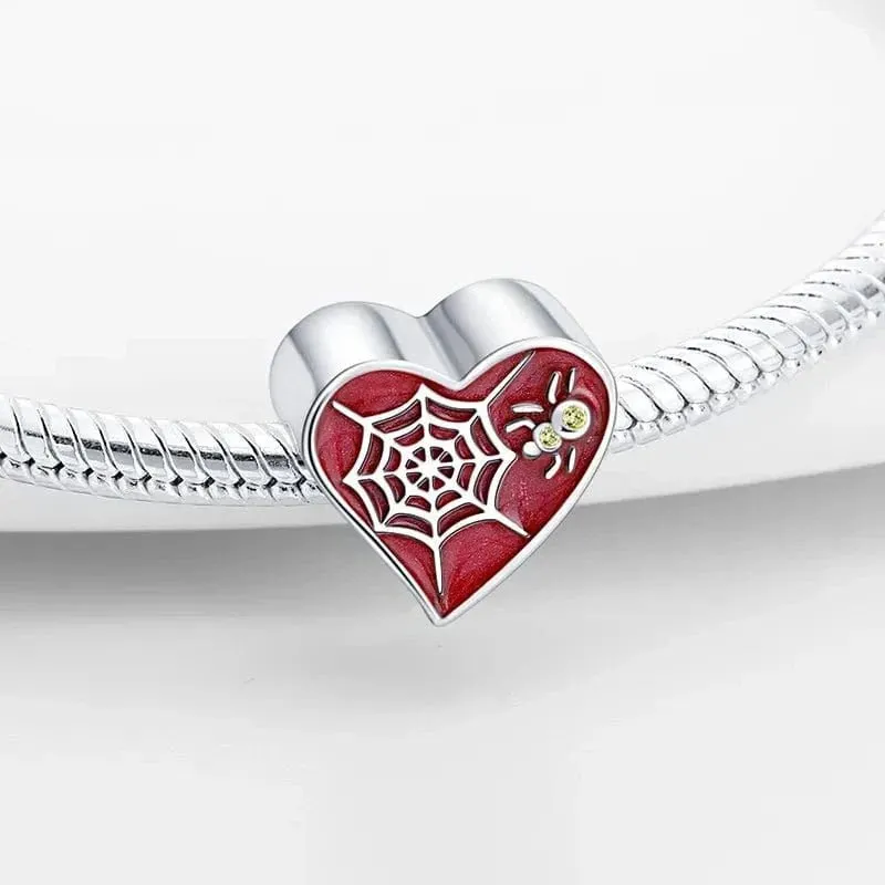 Spider-Man Heart Charm: Love and Courage