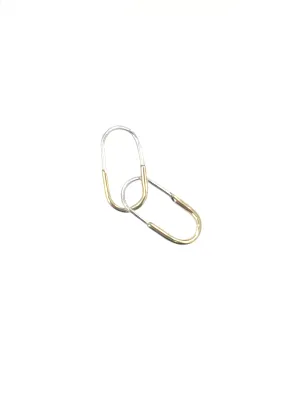 Sterling Silver & Gold Fill Pill Earrings - Medium