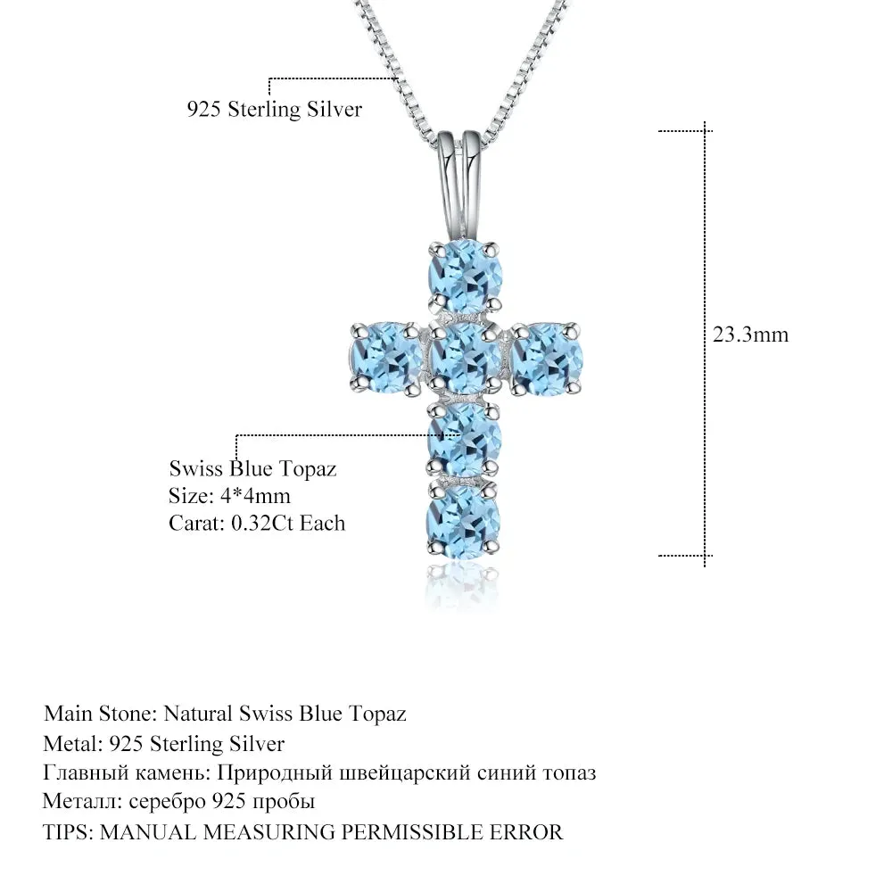 Swiss Topaz (925 Sterling Silver) Necklaces (USA)