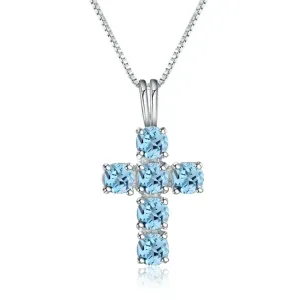 Swiss Topaz (925 Sterling Silver) Necklaces (USA)