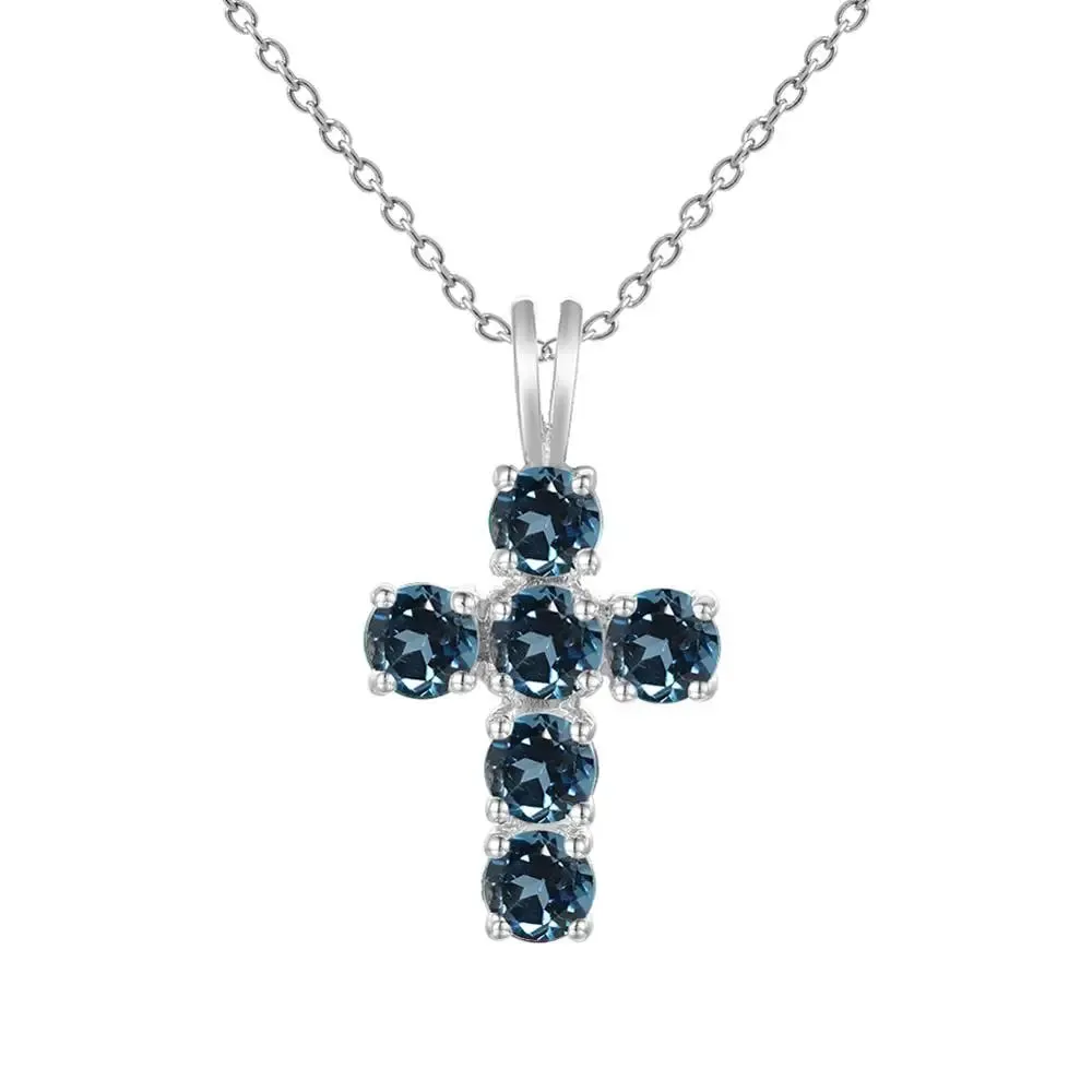 Swiss Topaz (925 Sterling Silver) Necklaces (USA)