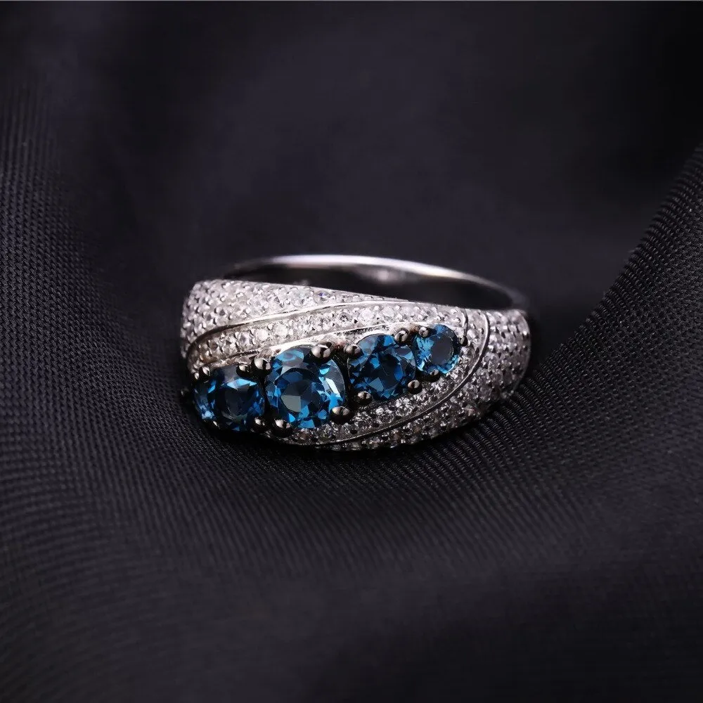 The Elegant Blue Mona Lisa Ring