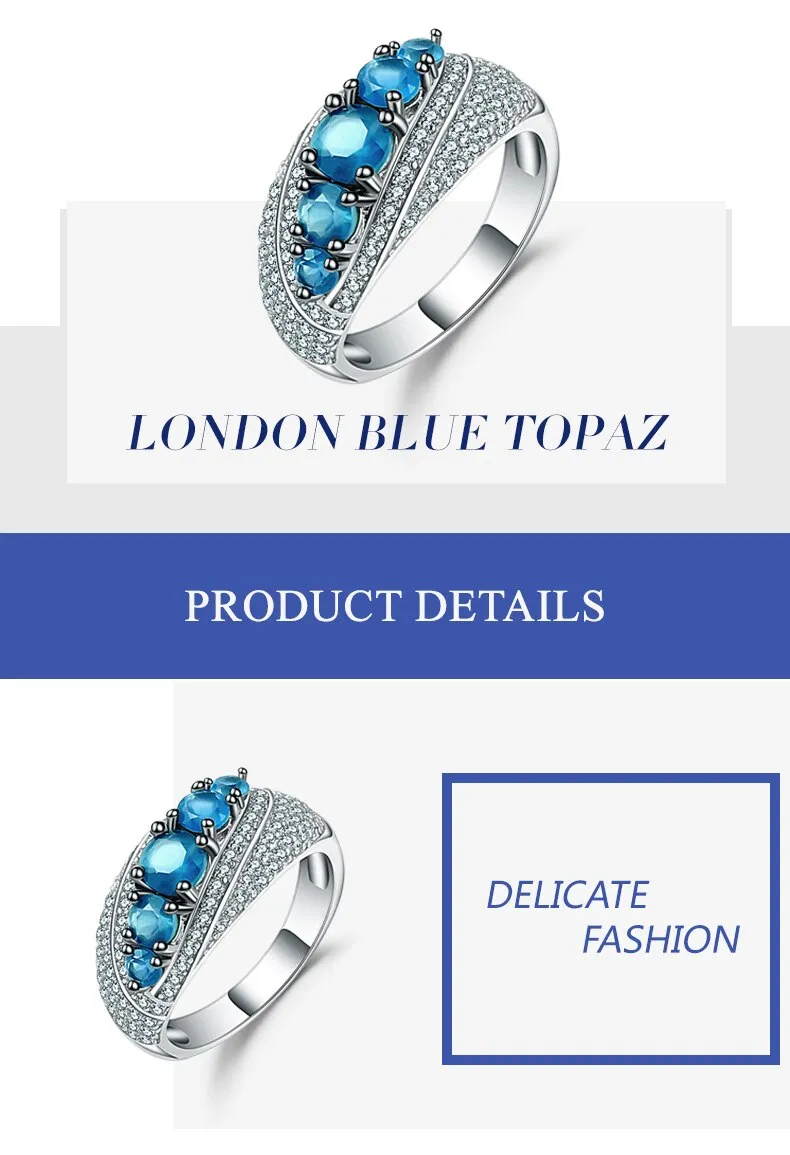 The Elegant Blue Mona Lisa Ring