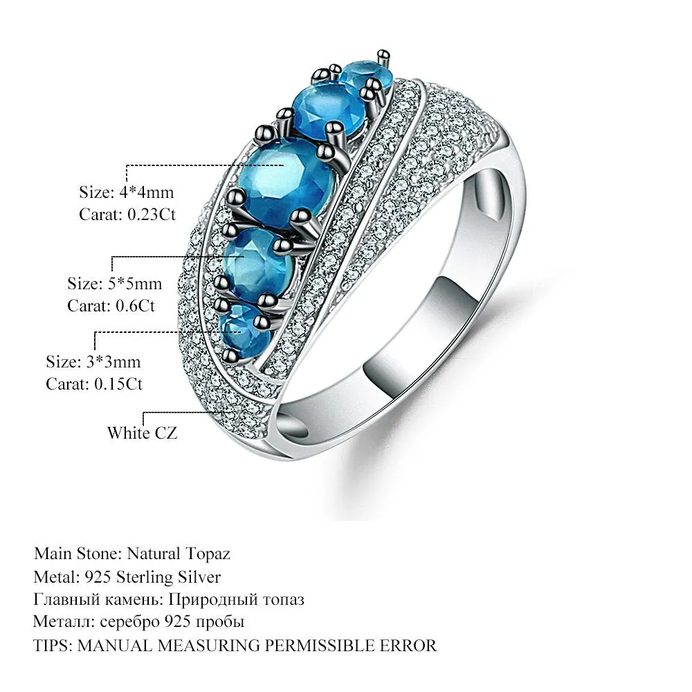 The Elegant Blue Mona Lisa Ring