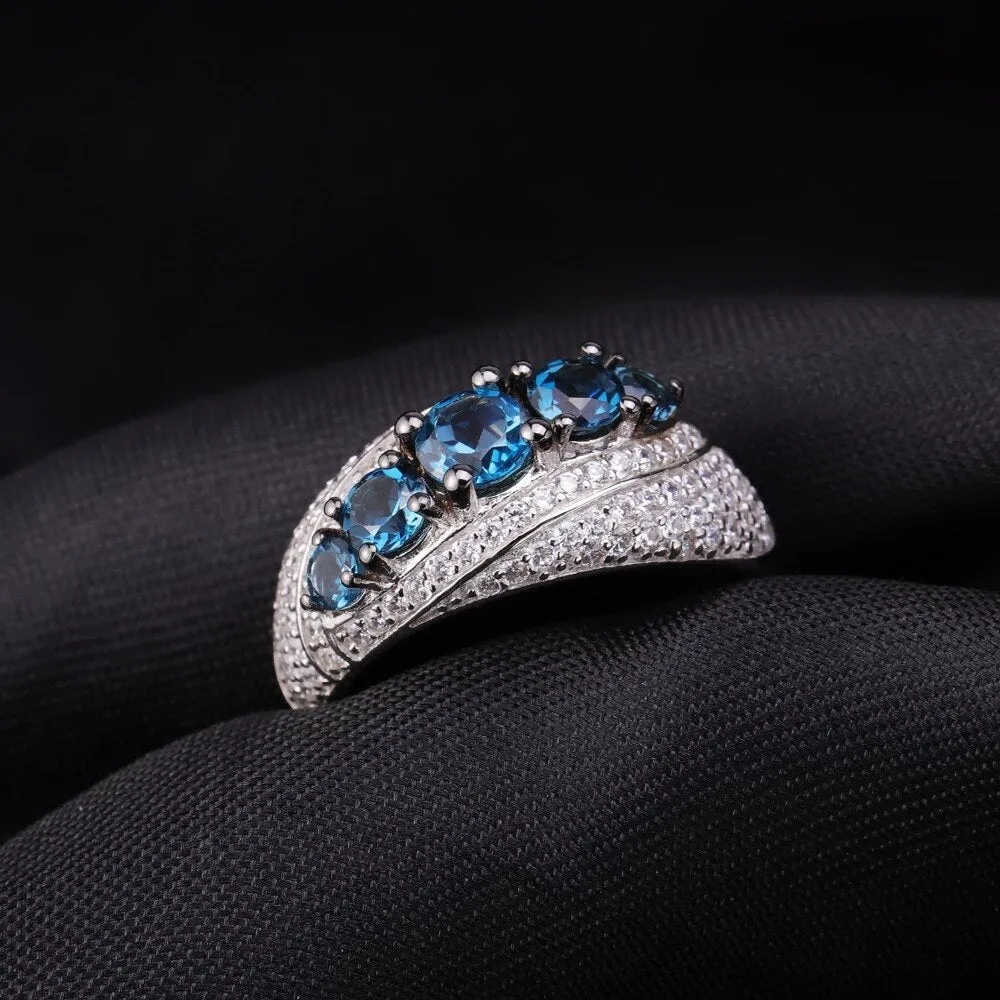 The Elegant Blue Mona Lisa Ring