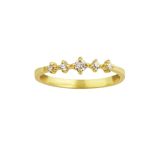 Tiara Pave Ring - J & Co