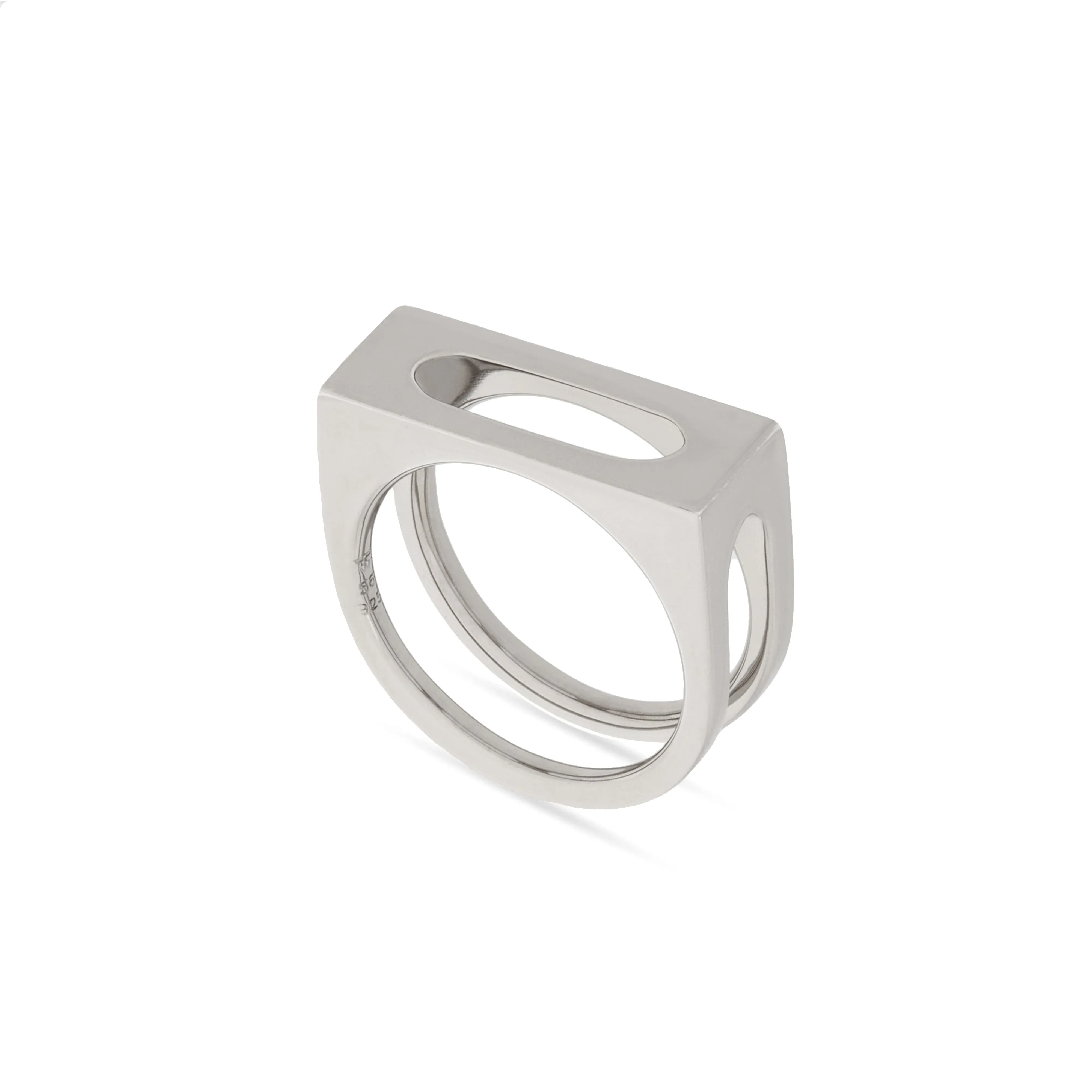 Tom Wood - Cage Ring Single - (Silver)