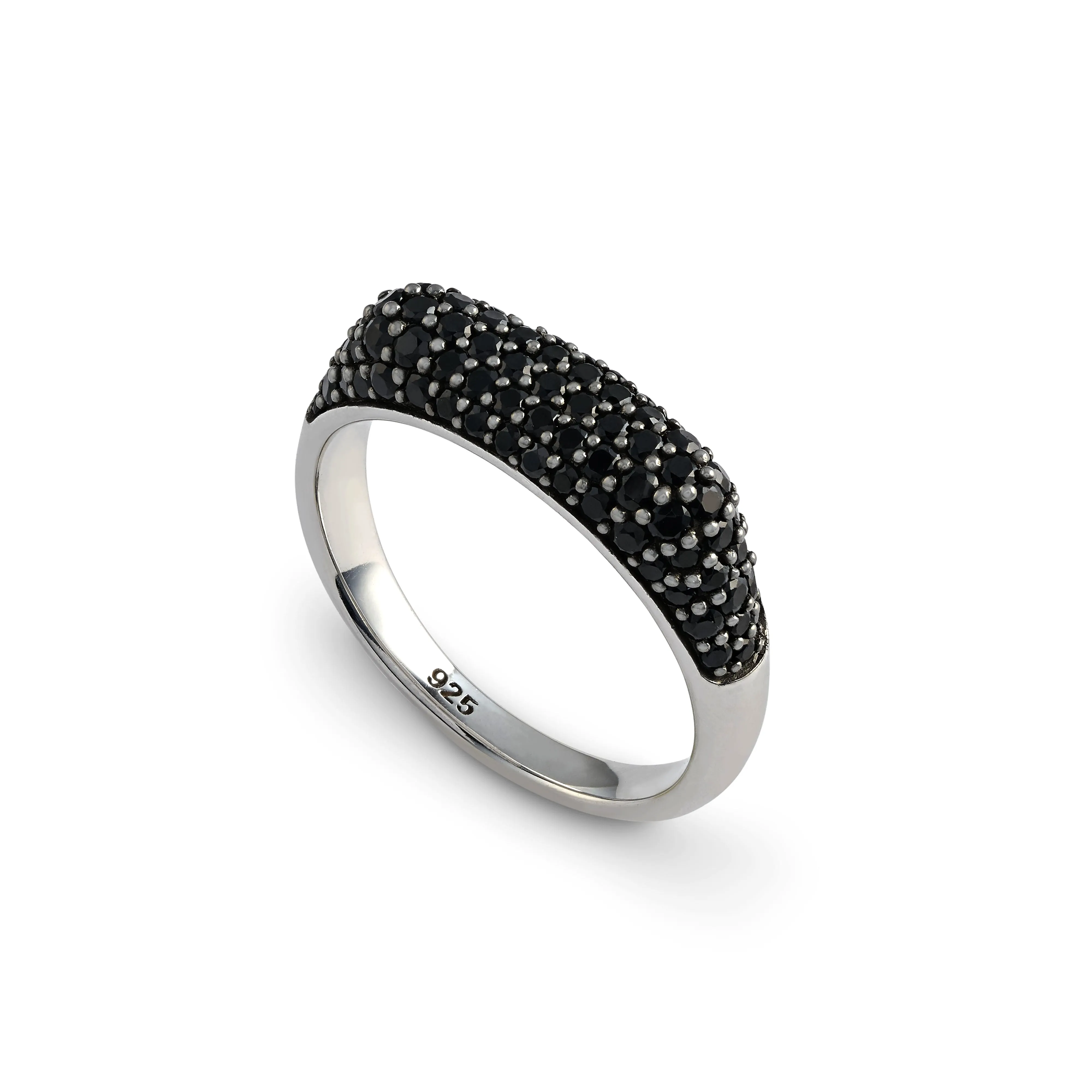 Tom Wood - Knut Ring Black Spinel