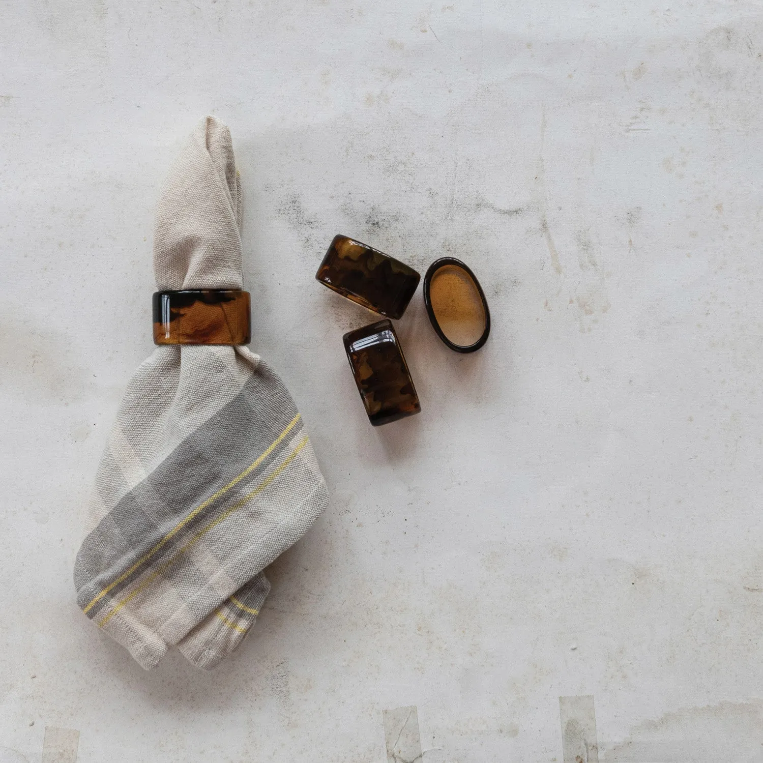 Tortoise Shell Napkin Ring