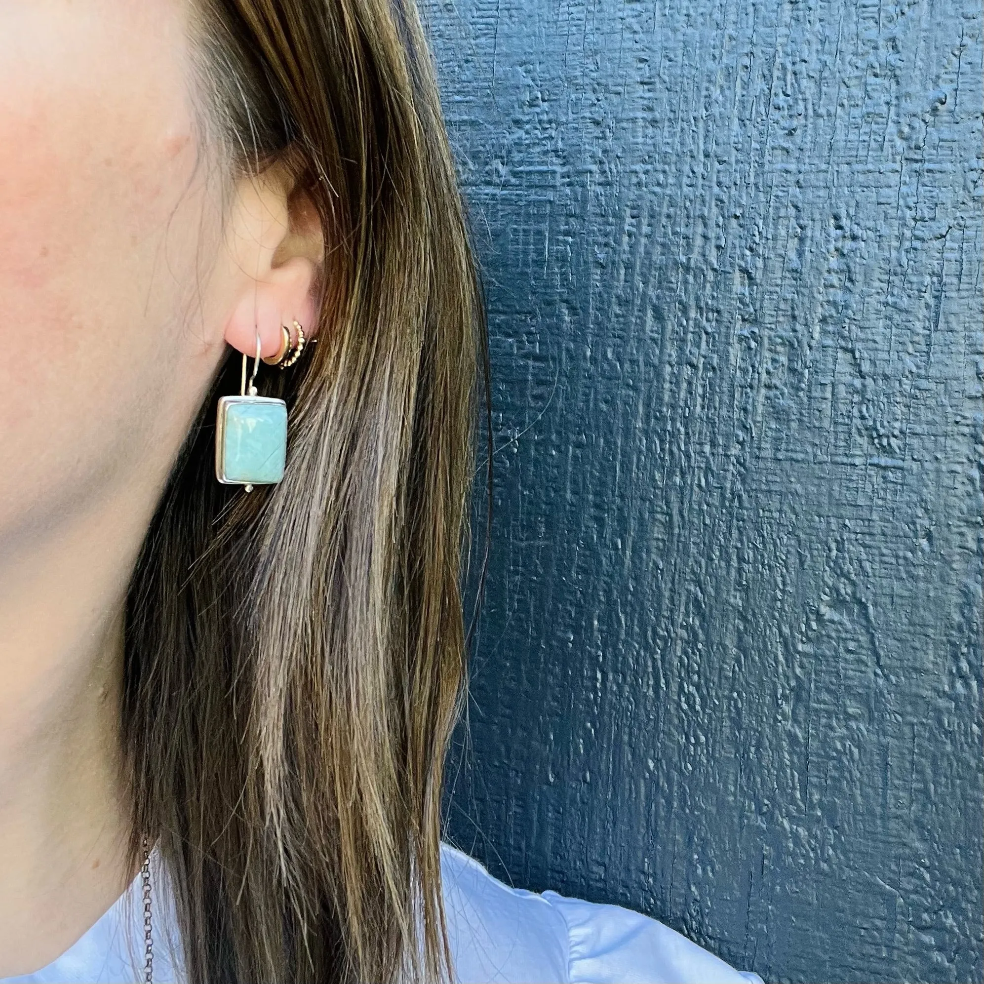 Tranquil Aventurine & Sterling Silver Earrings