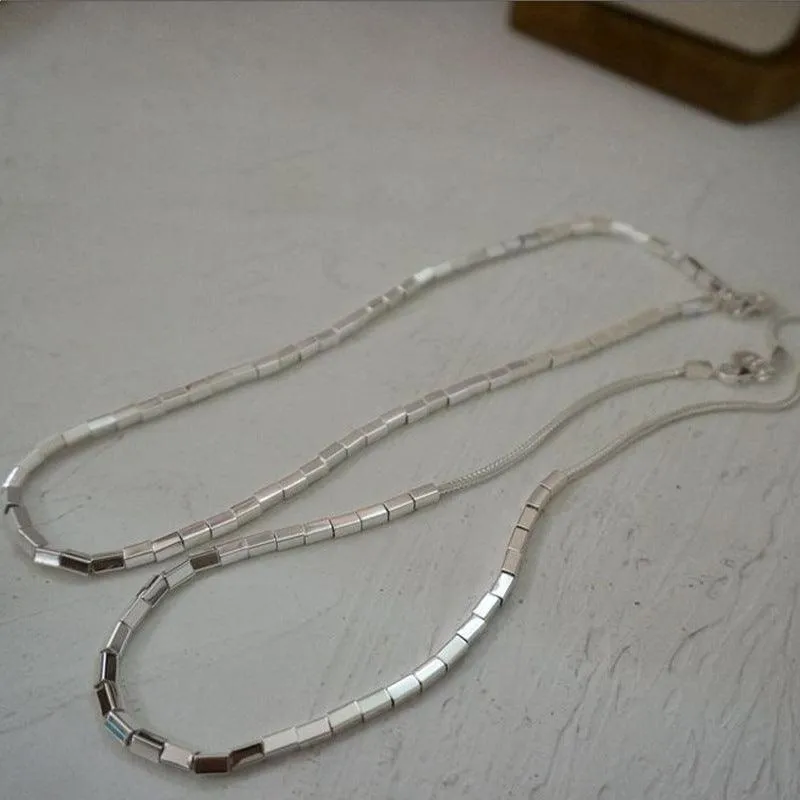Trend Couples Elegant Charming Creative Glossy Geometric Jewellery Necklace