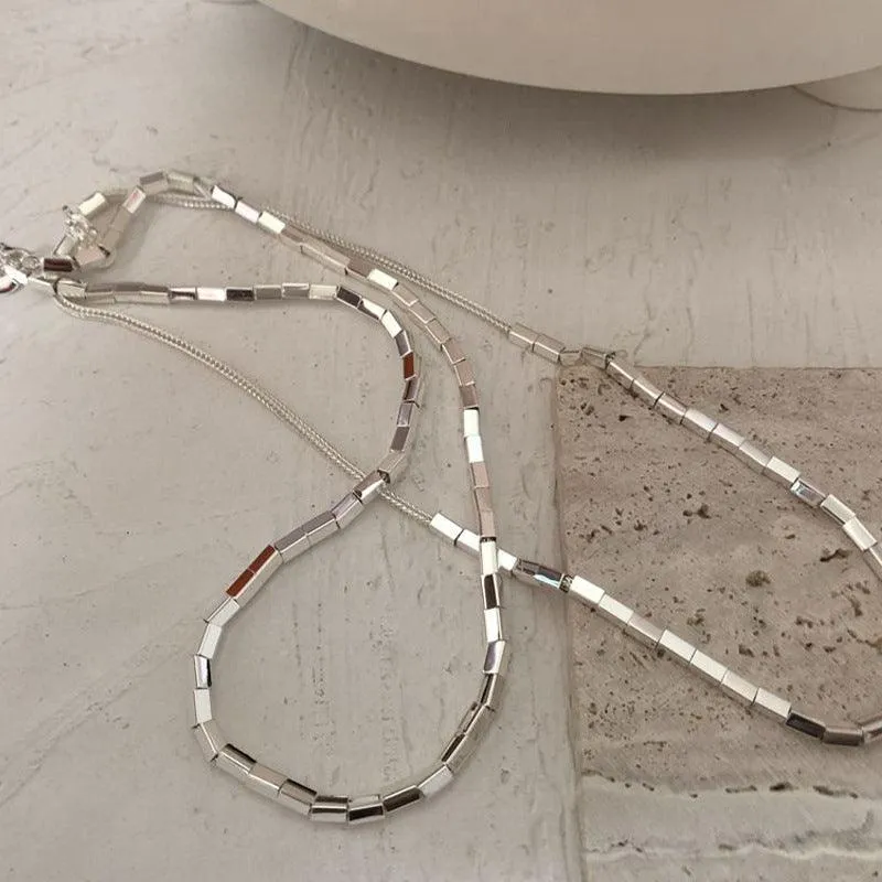 Trend Couples Elegant Charming Creative Glossy Geometric Jewellery Necklace